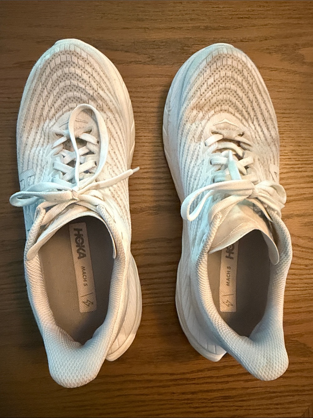 Hoka Mach 5 White Size 8.5